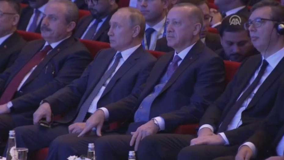 Aleksandar Vučić, Vladimir Putin, Redžep Tajip Erdogan