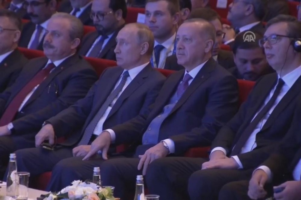 Aleksandar Vučić, Vladimir Putin, Redžep Tajip Erdogan