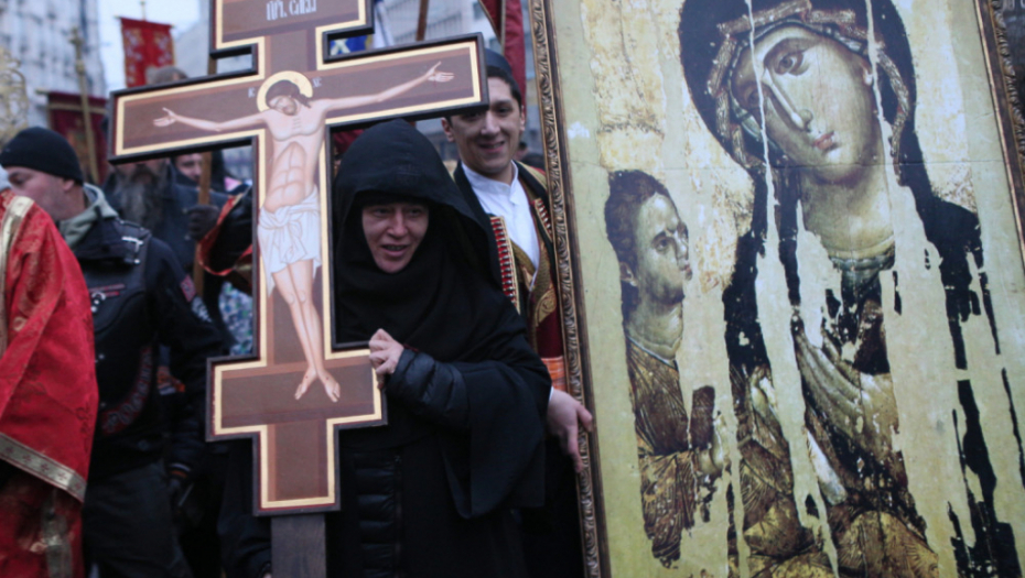 Litija u centru Beograda