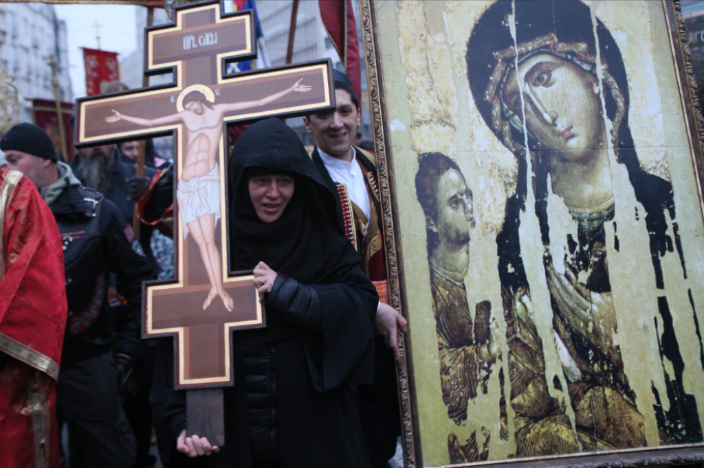 Litija u centru Beograda