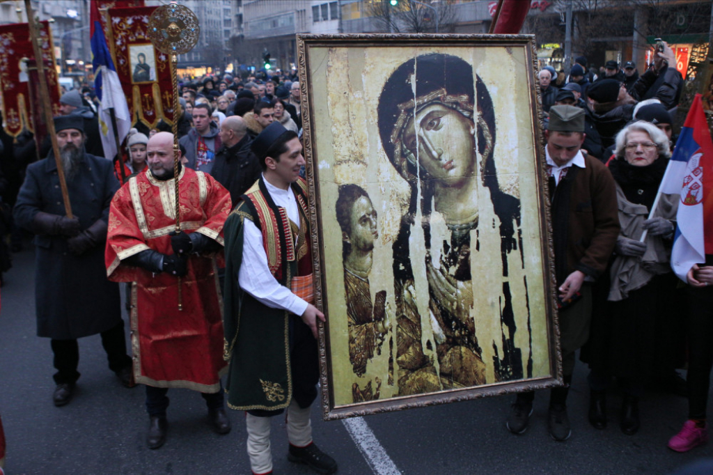 Litija u centru Beograda