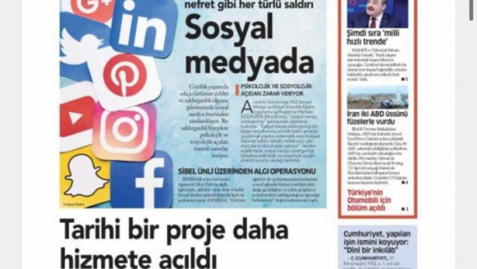 Vučić na naslovnim stranama turskih novina