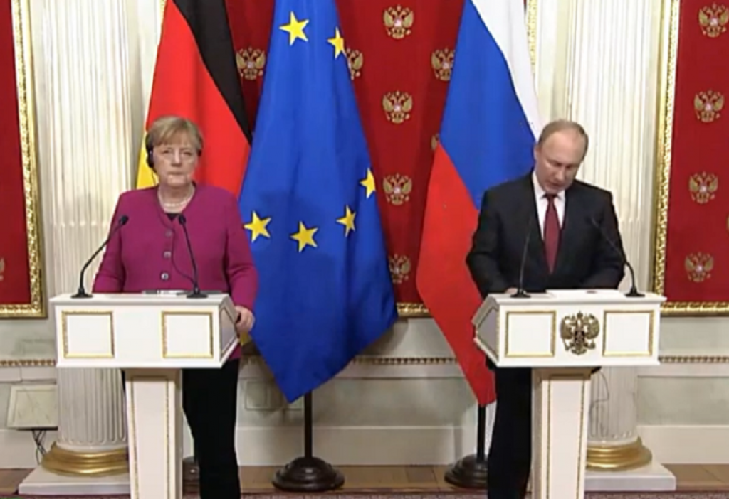 Merkel i Putin