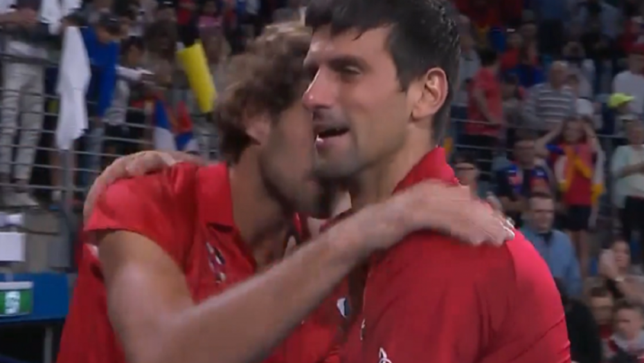 Novak Đoković suze