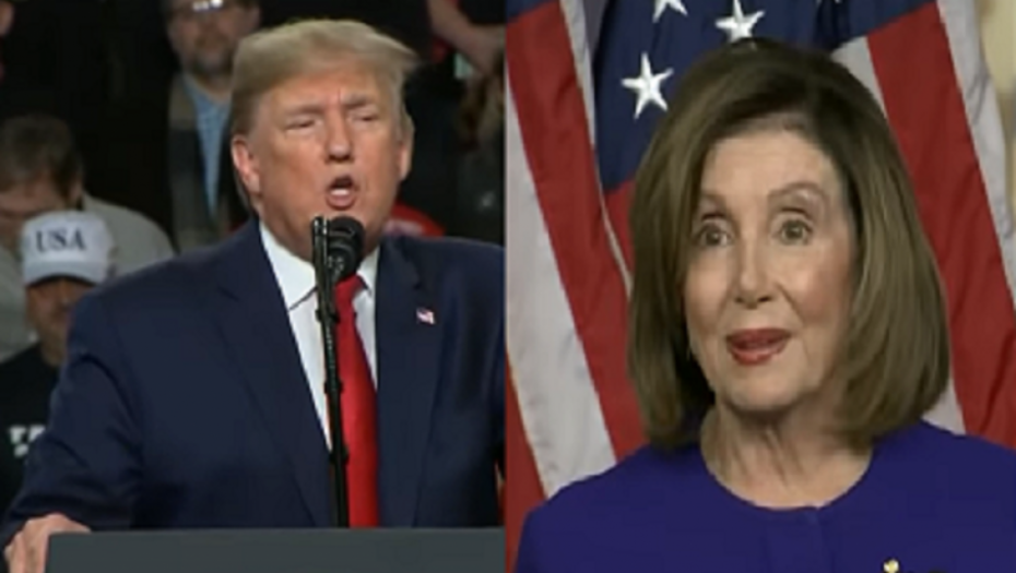 Donald Tramp i Nensi Pelosi