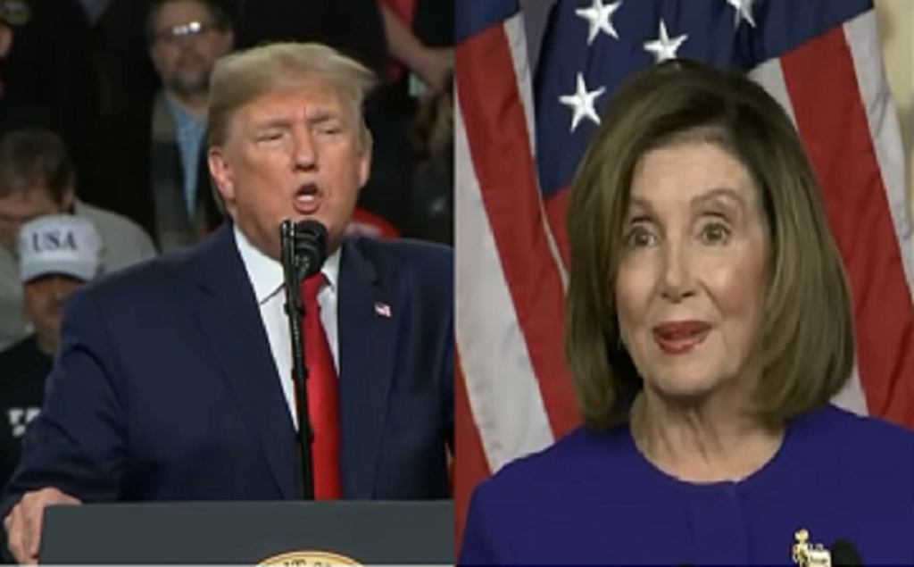 Donald Tramp i Nensi Pelosi