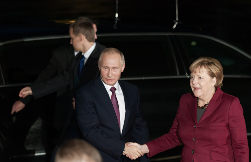 Vladimir Putin, Angela Merkel