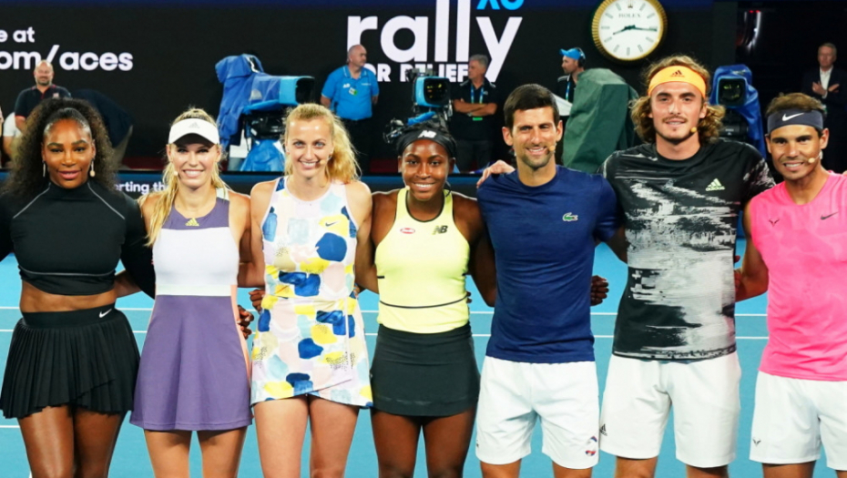 Viliams,Kvitova, Gauf, Nadal, Đoković, CIcipas