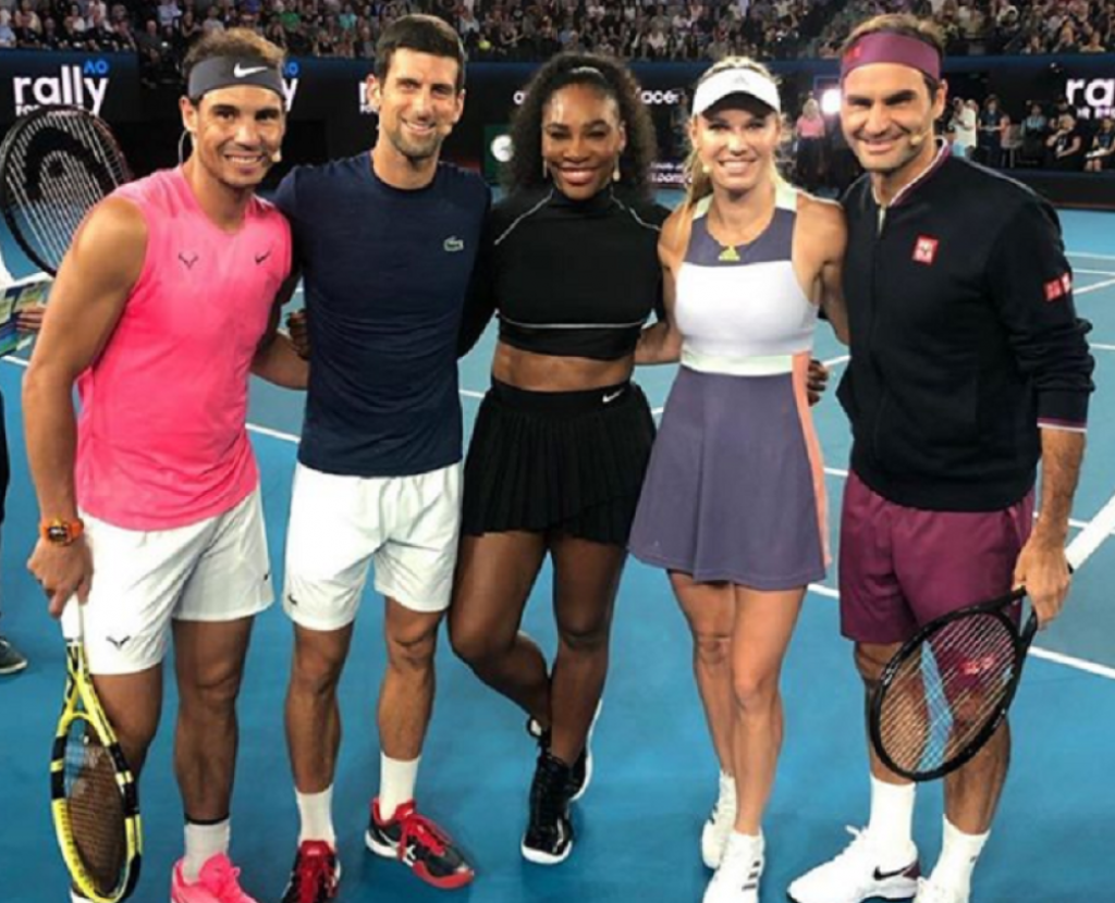 Nadal, Đoković, Vilijams, Voznjacki i Federer