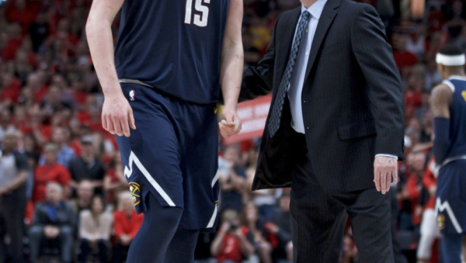 Nikola Jokić i Majk Meloun