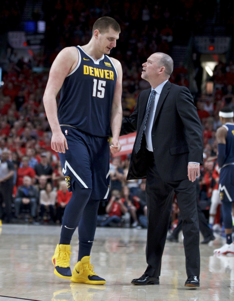 Nikola Jokić i Majk Meloun