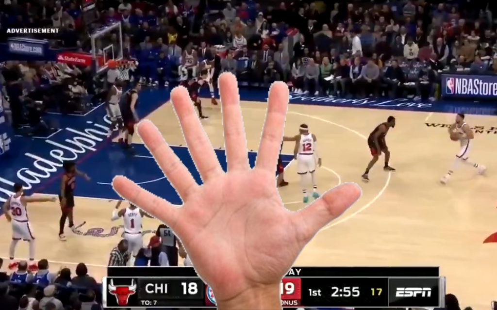 Šest igrača Filadelfije u isto vreme na terenu