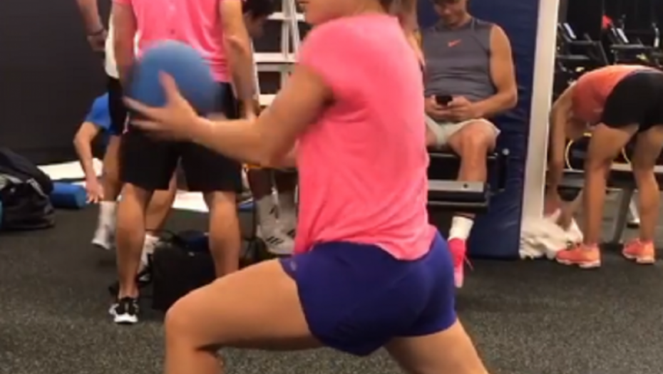 Danka Kovinić i Rafael Nadal