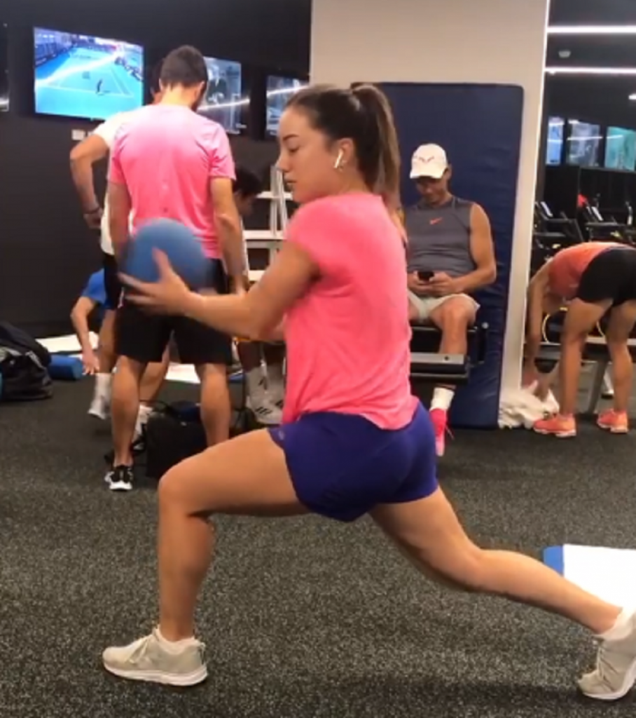 Danka Kovinić i Rafael Nadal