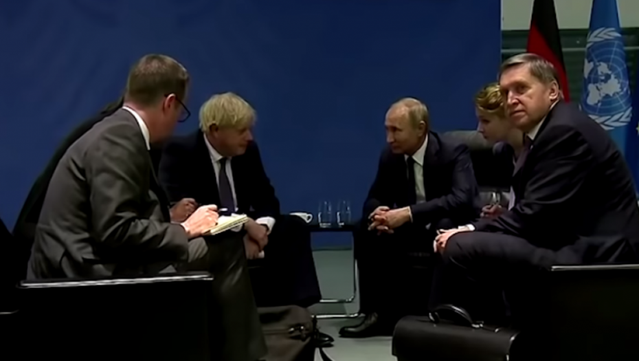 Boris Džonson i Vladimir Putin