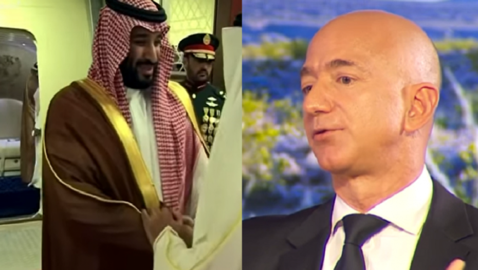 Muhamed bin Salman i Džef Bezos