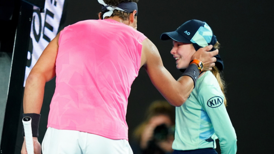 Rafael Nadal i devojčica koju je pogodio