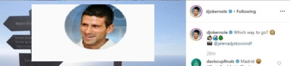 Novak Đoković Instagram