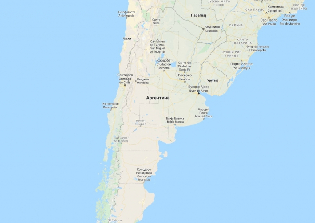 Argentina, mapa