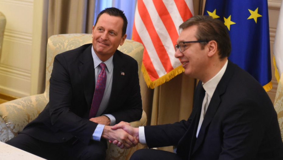 Aleksandar Vučić i Ričard Grenel