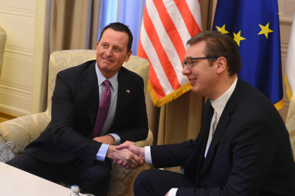 Aleksandar Vučić i Ričard Grenel