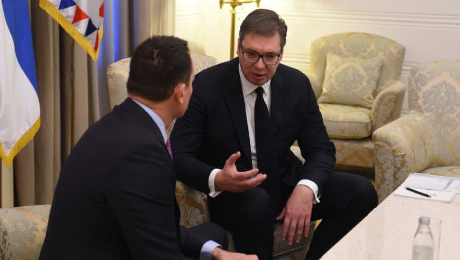 Aleksandar Vučić i Ričard Grenel