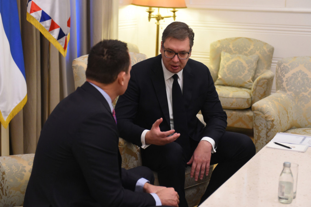 Aleksandar Vučić i Ričard Grenel