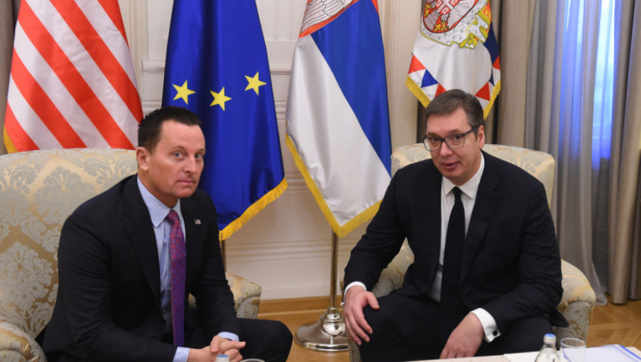 Aleksandar Vučić i Ričard Grenel