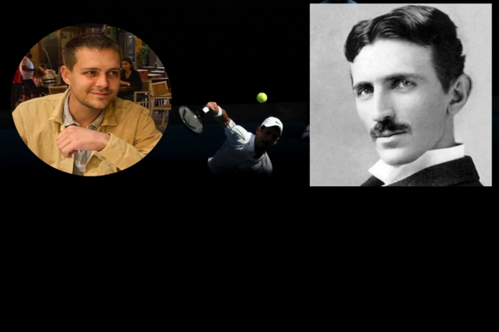 Novak Đoković, Nikola Tesla i Miloš BIković