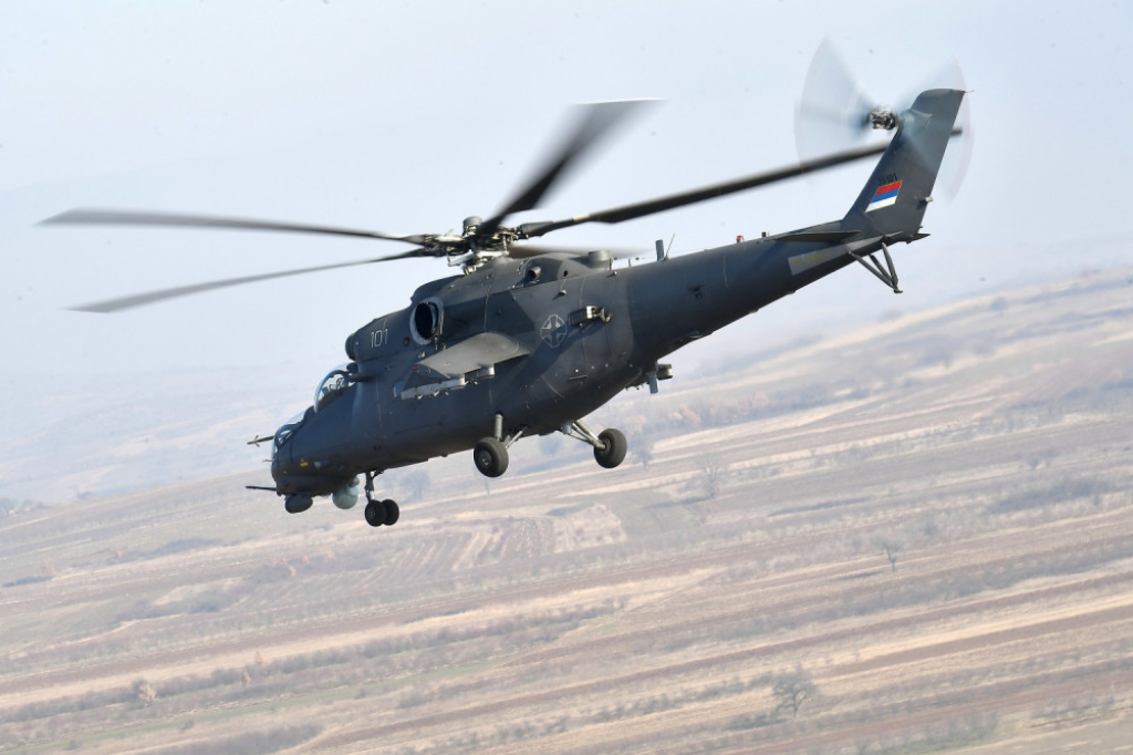 Mi-35M, helikopteri, Vojska Srbije