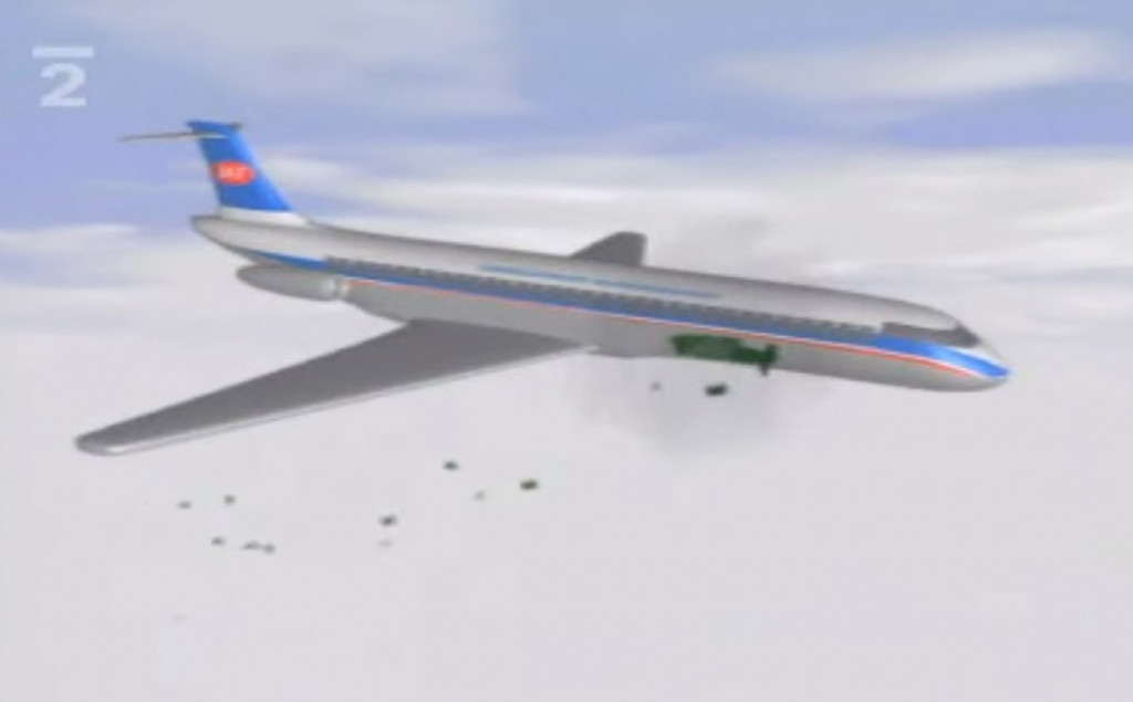 Jat, avion Vesna Vulović, pad