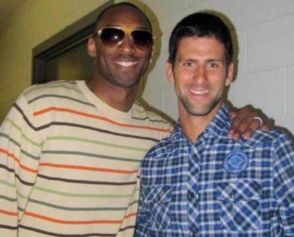 Kobi Brajant i Novak Đoković