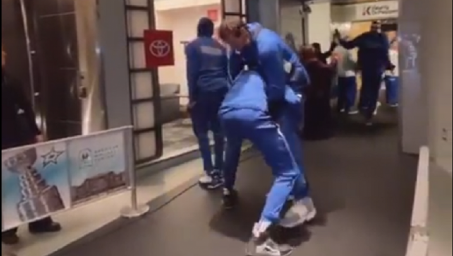 Boban Marjanović i Kristaps Porzingis