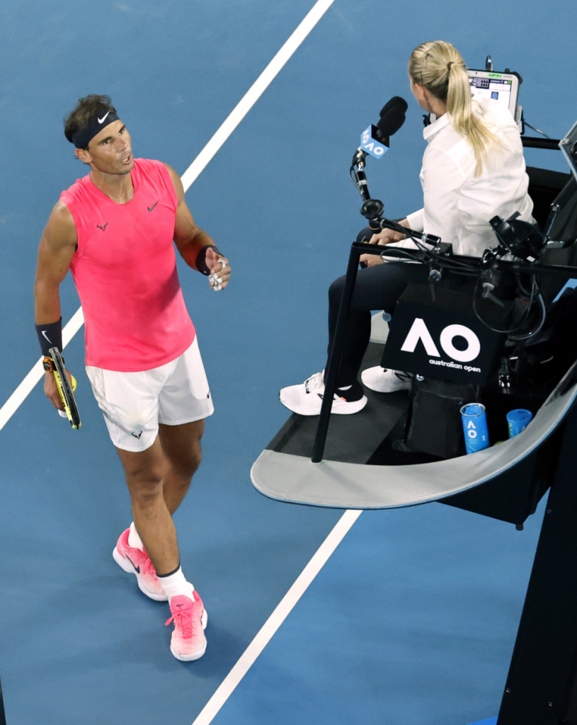 Rafael Nadal u svađi sa sudijom