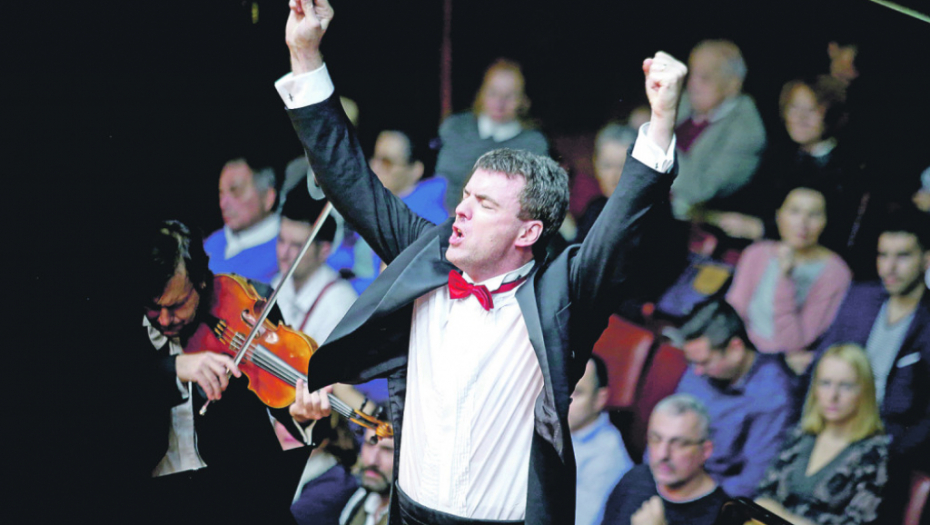 Gabrijel Felc u pravom umetničkom zanosu 