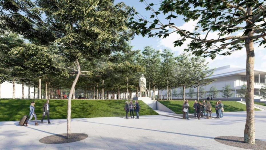 Hram Svetog Save, park, uređenje