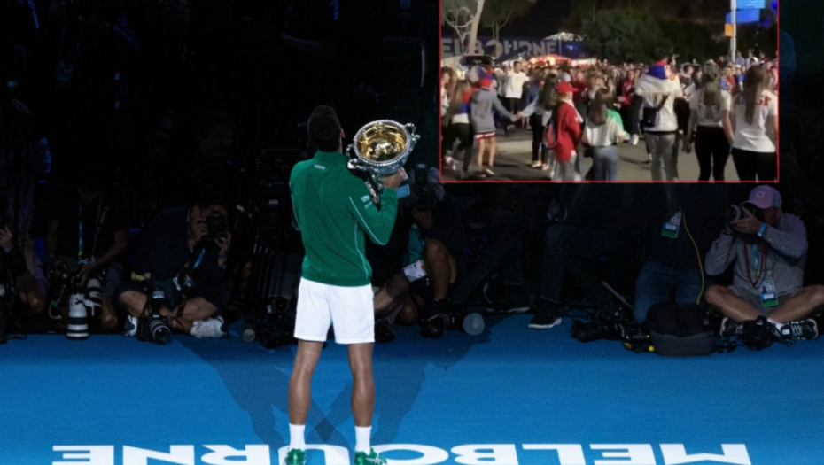 Novak Đoković  i navijači