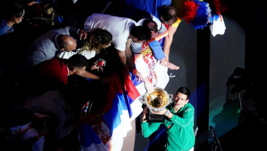 Novak Đoković  i navijači