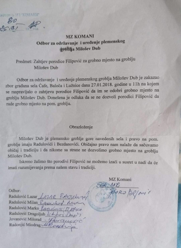 Zoran Filipović nema gde da sahrani preminulo dete