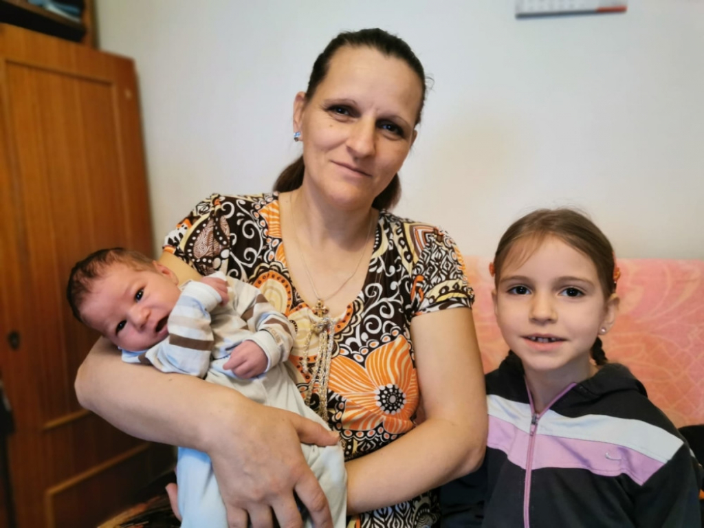 Lazar Milanović sa porodicom