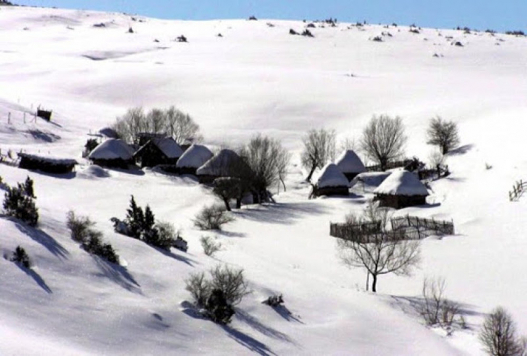 Snežna oluja u Sjenici