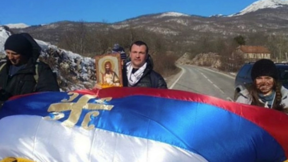 Put po snegu na molenab u NIkšiću