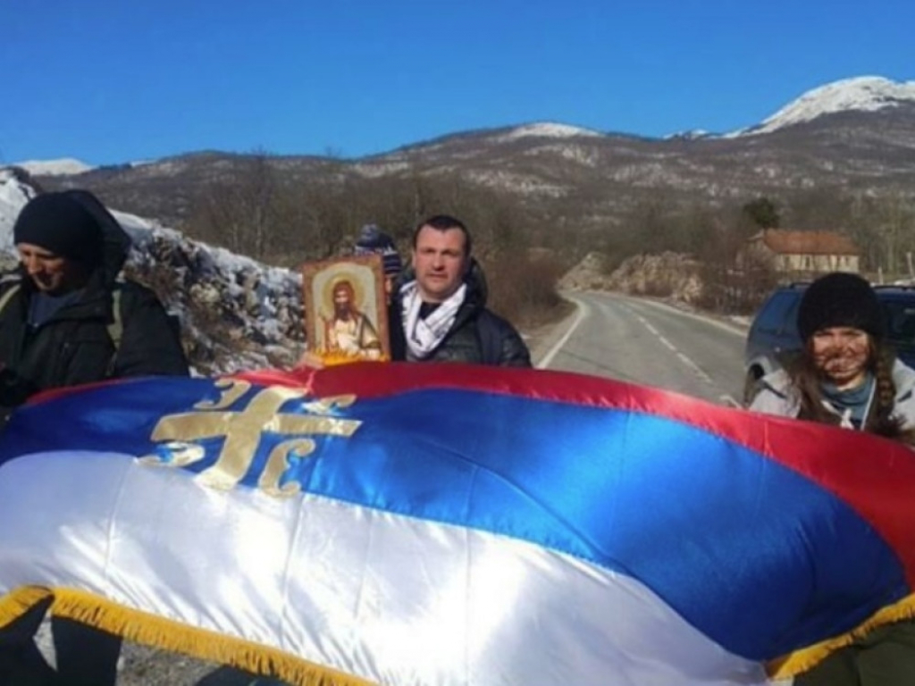 Put po snegu na molenab u NIkšiću