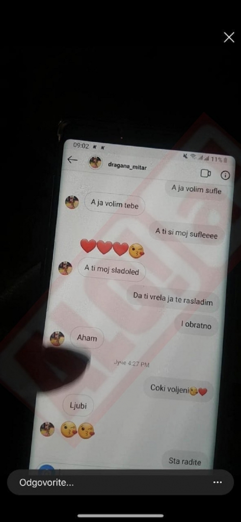 Prepiska Dragana Mitar i Edis Fetić