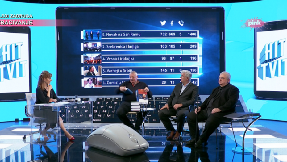 Šešelj poklanja knjige u Hit Tvitu