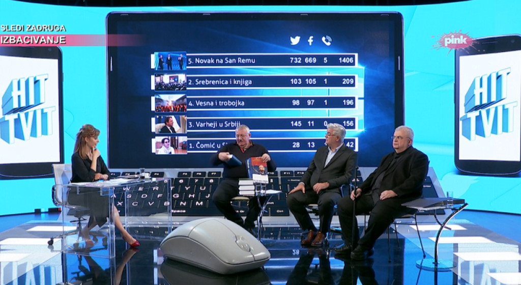 Šešelj poklanja knjige u Hit Tvitu