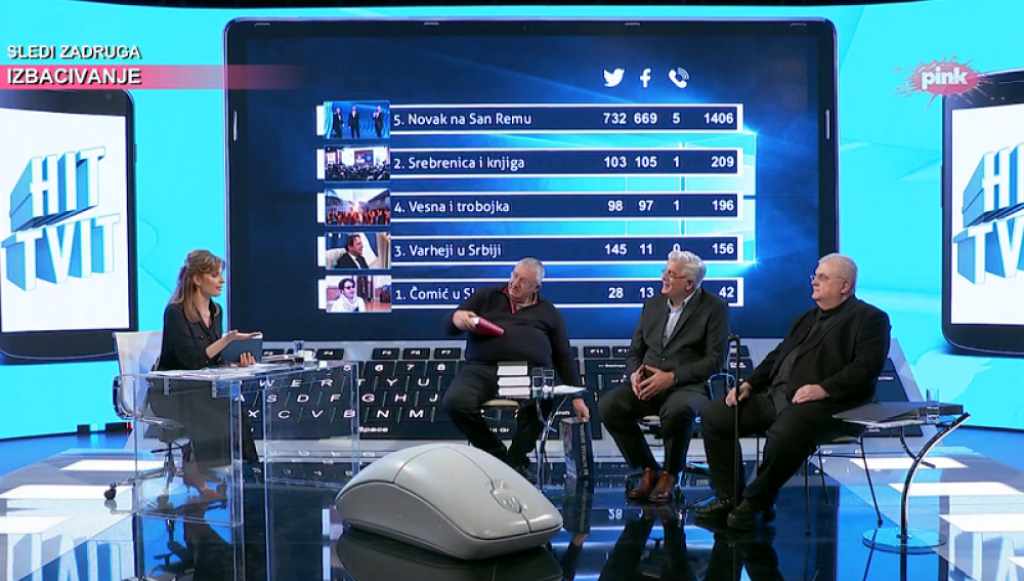 Šešelj poklanja knjige u Hit Tvitu