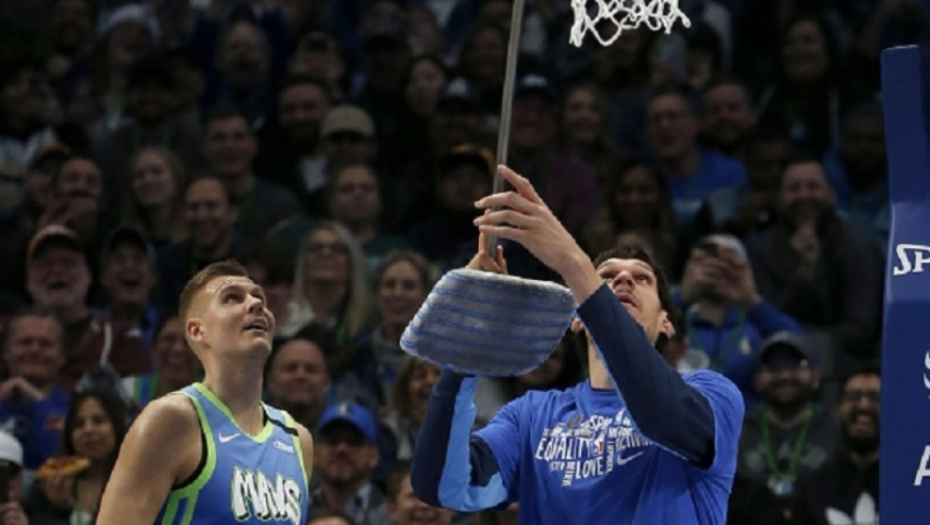 Boban Marjanović i Kristaps Porzingis