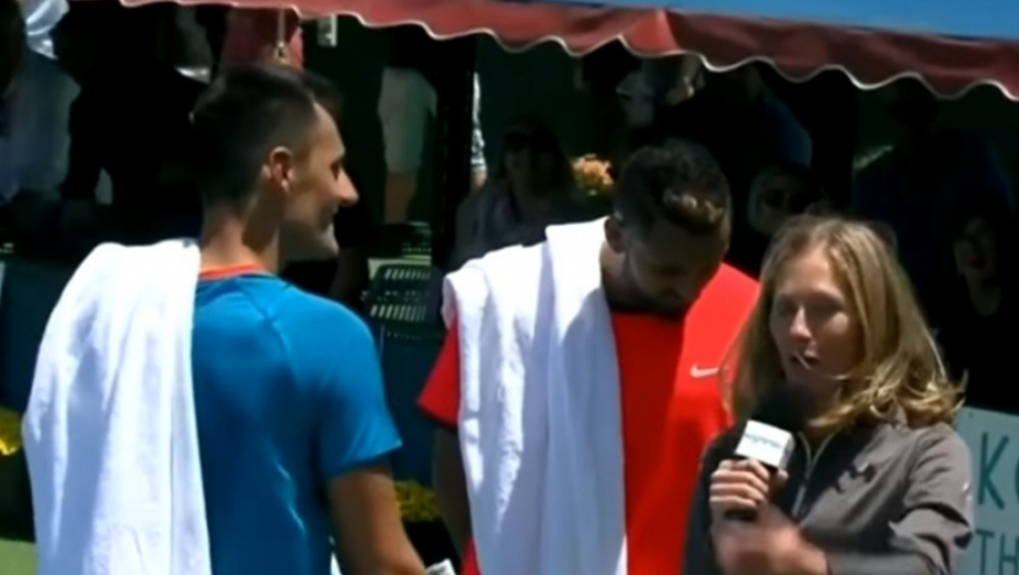 Bernard Tomić i Nik Kirjos