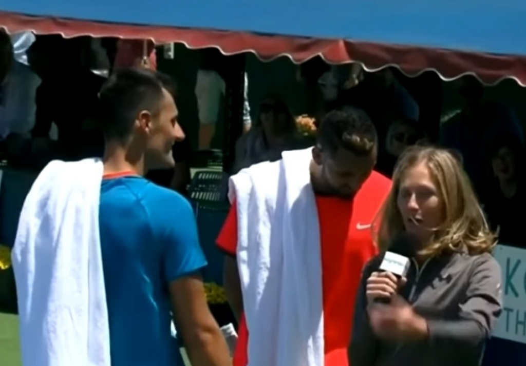 Bernard Tomić i Nik Kirjos